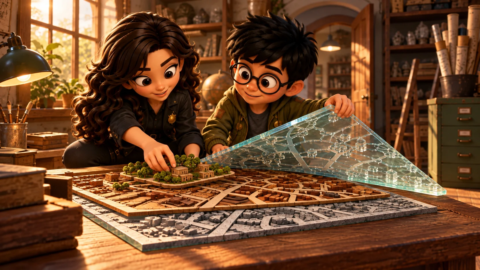 leo lifts one relational map and reveals different materials fitted to the same layout.